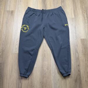 Under Armour Sweatpants Mens 3XL Gray Project Rock XFL Fleece Joggers Athletic